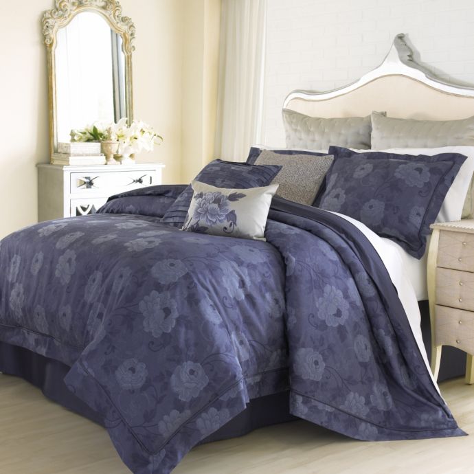 Charisma Amelia Blue Duvet Cover Set Bed Bath Beyond