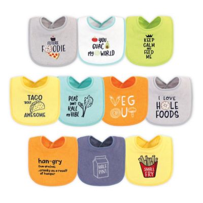 hudson baby holiday bibs