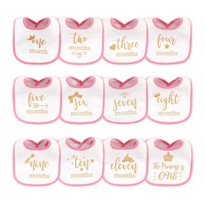 hudson baby 12 holiday bibs