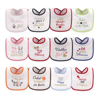 hudson baby holiday bibs