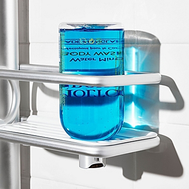 OXO Good Grips&reg; Aluminum Hose Keeper Shower Caddy. View a larger version of this product image.