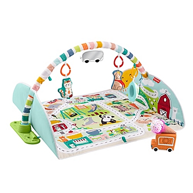 Fisher-Price&reg; Activity City Gym to Jumbo Playmat in Blue. View a larger version of this product image.