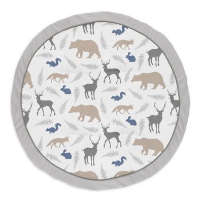 woodland animal play mat