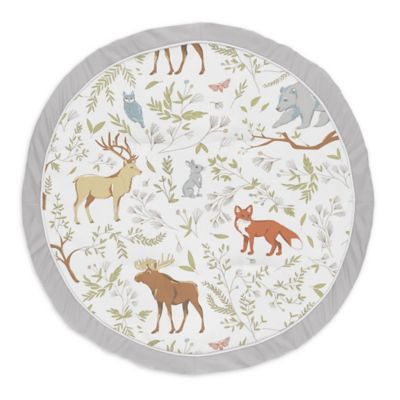 woodland animal play mat