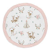 Sweet Jojo Designs&reg; Floral Deer Playmat in Pink/Mint