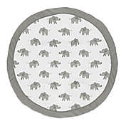 Sweet Jojo Designs&reg; Elephants Playmat in Grey/Black