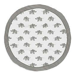 Sweet Jojo Designs® Elephants Playmat in Grey/Black