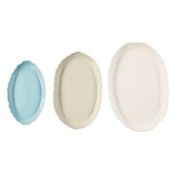 Mud Pie&reg; Enamel Tin Nested Trays (Set of 3)