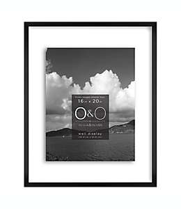 Portarretratos con marco de metal O&O by Olivia & Oliver™ con efecto flotante color negro