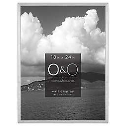 O&O by Olivia & Oliver™ 18-Inch x 24-Inch Metal Wall Frame in Silver