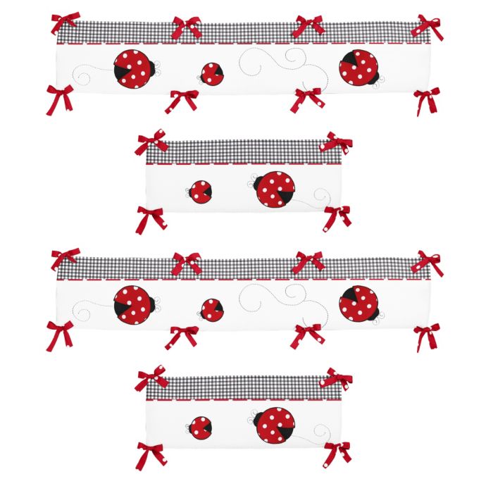 Sweet Jojo Designs Ladybug Crib Bumper Bed Bath Beyond