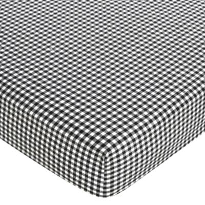 gingham crib sheet