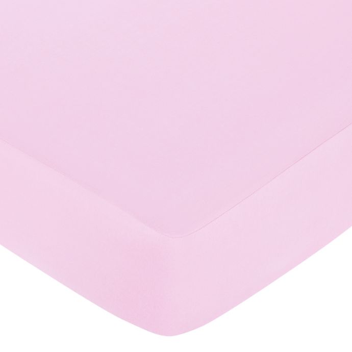 Sweet Jojo Designs Butterfly Fitted Crib Sheet In Pink Bed Bath