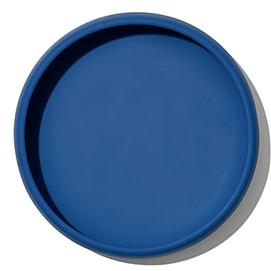 OXO Tot&reg; Silicone Toddler Dinner Plate in Navy. View a larger version of this product image.