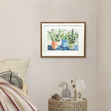 Global Caravan&trade; 20-Inch x 16-Inch Variety Greens in Shadowbox Frame. View a larger version of this product image.