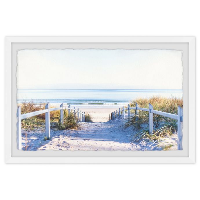 Marmont Hill Path To The Beach Framed Wall Art Bed Bath And Beyond Canada
