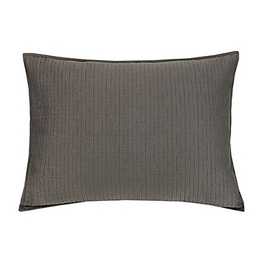 Ayesha Curry&trade; Labyrinth King Pillow Sham in Grey. View a larger version of this product image.