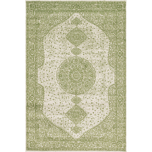 Alternate image 1 for Unique Loom Midnight 5' x 8' Area Rug in Green