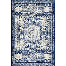 Unique Loom Wells 5' x 8' Area Rug in Blue