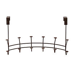 Spectrum® Windsor Metal 6-Hook Over-the-Door Rack in Bronze