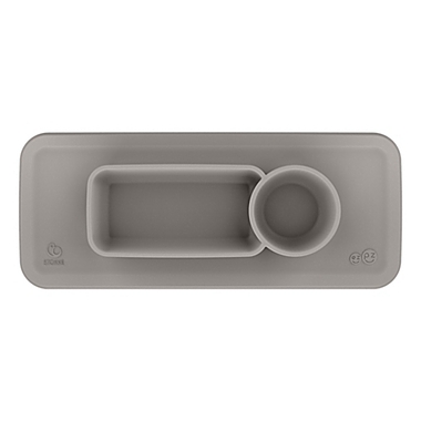 ezpz&trade; Stokke&reg; Placemat for Clikk&trade; Tray in Soft Grey. View a larger version of this product image.
