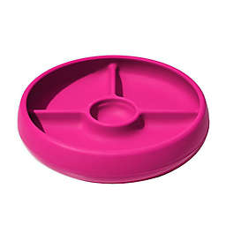 OXO Tot® Silicone Divided Dinner Plate in Pink