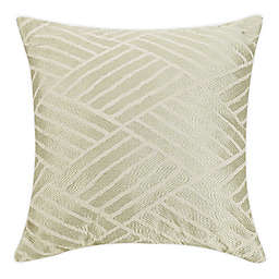 Ayesha Curry™ Geometric Embroidered Square Throw Pillow in Ivory