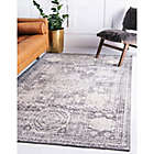 Alternate image 1 for Unique Loom Wells 8&#39; x 10&#39; Area Rug in Light Gray