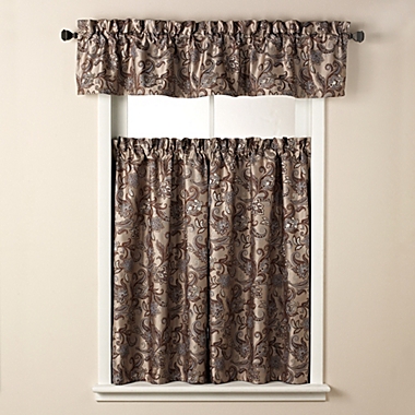 Bella Bath Window Curtain Tier Pairs. View a larger version of this product image.