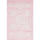 Alternate image 0 for Unique Loom Wells 5&#39; x 8&#39; Area Rug in Pink
