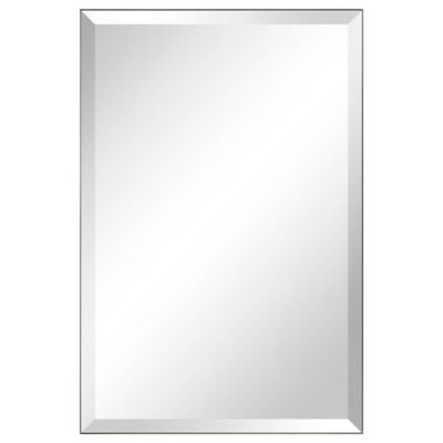 30 Inch Rectangular Beveled Wall Mirror, How To Hang A Beveled Edge Mirror