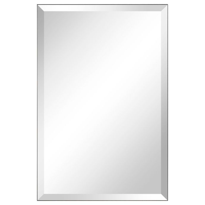 Style Selections L X W Beveled Wall Mirror In The Mirrors