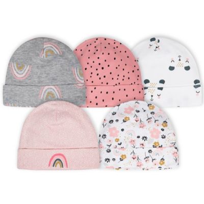 pink newborn hat