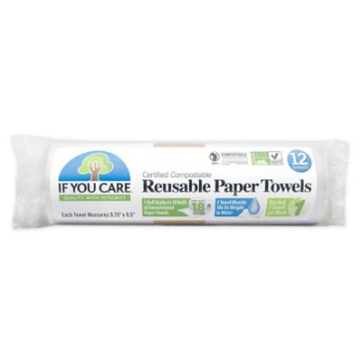 If You Care&reg; 12-Count Reusable Paper Towels