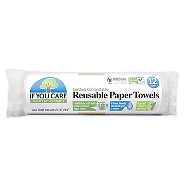 If You Care&reg; 12-Count Reusable Paper Towels. View a larger version of this product image.