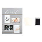 Alternate image 1 for Pearhead&reg; &quot;You Are So Loved&quot; 4-Photo Picture Frame in Grey