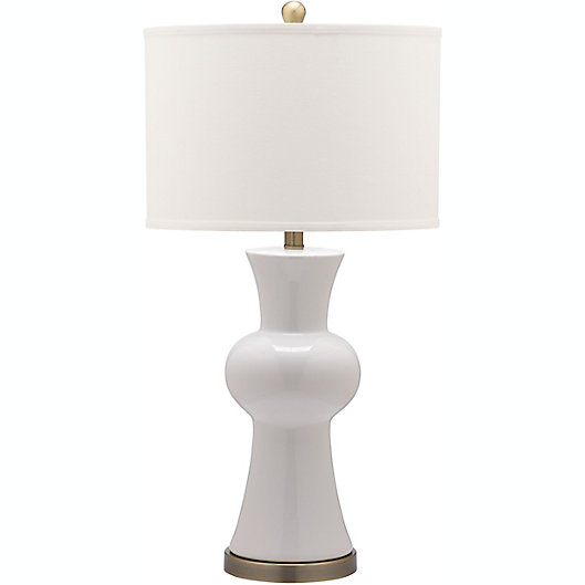 Safavieh Lola Column Lamp In White, Safavieh Melina Table Lamps