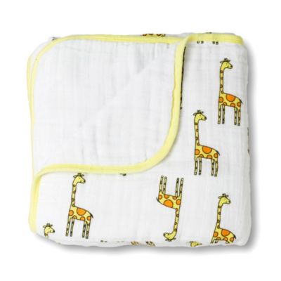 Cotton Muslin Giraffe Dream Blanket 