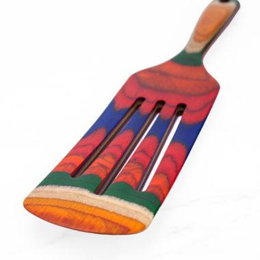 Totally Bamboo Birchwood Long Spatula in Rainbow. View a larger version of this product image.