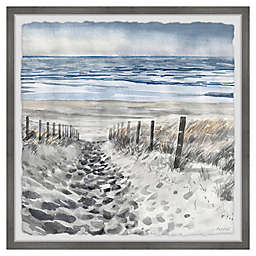 Marmont Hill Sandy Pathway 32-Inch Squared Framed Wall Art