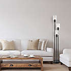 Alternate image 1 for Globe Electric Annecy 3-Light Floor Lamp in Dark Bronze with Individual On/Of Rotary Switches
