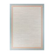 Miami Border Indoor/Outdoor Rug in Peach