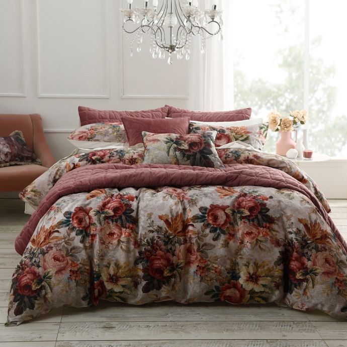 Mm Linens Vintage Floral 3 Piece Duvet Cover Set Bed Bath Beyond