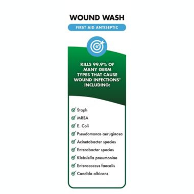 Bactine&reg; MAX 8 oz. First Aid Antiseptic Wiound Wash. View a larger version of this product image.