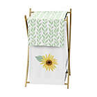 Alternate image 0 for Sweet Jojo Designs Sunflower Laundry Hamper in Yellow/Green