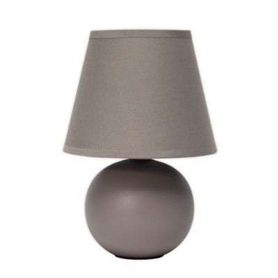 small globe table lamp