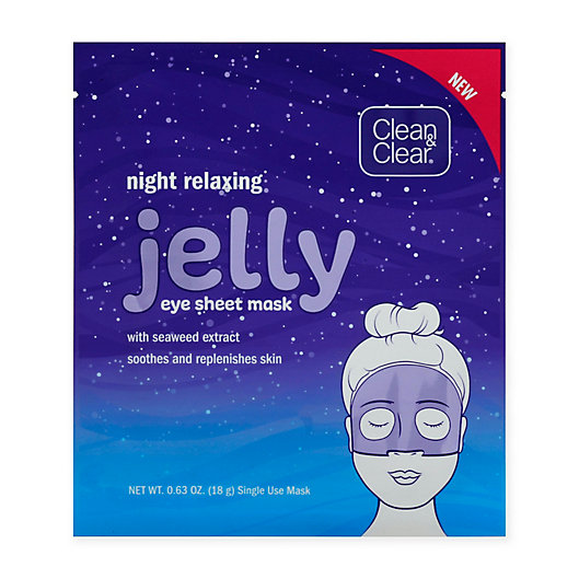 Alternate image 1 for Clean & Clear® Night Relaxing® Jelly Eye Sheet Face Mask