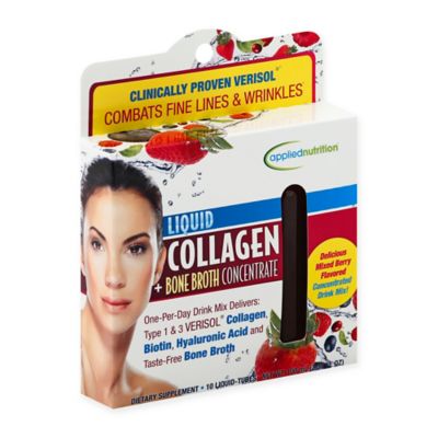 Applied Nutrition&reg; 10-Count Liquid Collagen Plus Bone Broth Concentrate
