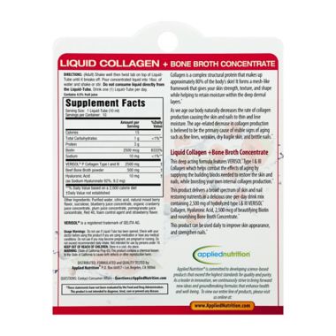 Applied Nutrition&reg; 10-Count Liquid Collagen Plus Bone Broth Concentrate. View a larger version of this product image.