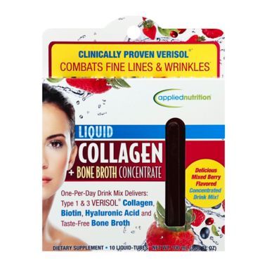 Applied Nutrition&reg; 10-Count Liquid Collagen Plus Bone Broth Concentrate. View a larger version of this product image.